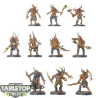 Death Guard - 10x Poxwalkers - bemalt