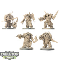 Death Guard - 5x Blightlord Terminators - grundiert
