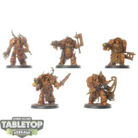 Death Guard - 5x Blightlord Terminators - bemalt