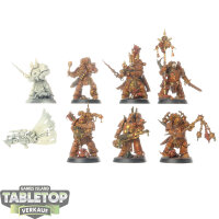 Death Guard - 7x Plague Marine Kill Team - teilweise bemalt