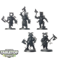 Blades of Khorne - 5x Blood Warriors - grundiert