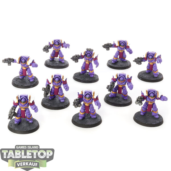 Horus Heresy - 10 Legion Tartaros Terminator Squad - teilweise bemalt