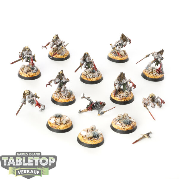 Flesh-eater Courts - 10x Cryptguard - bemalt