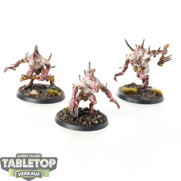 Flesh-eater Courts - 3x Crypt Horrors - bemalt