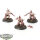 Flesh-eater Courts - 3x Crypt Horrors - bemalt