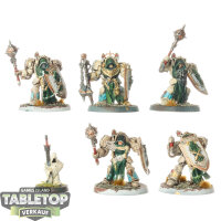 Dark Angels - 5x Deathwing Knights klassisch - teilweise...