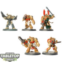Dark Angels - 5x Deathwing Knights klassisch - teilweise...