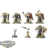 Dark Angels - 5x Deathwing Knights - teilweise bemalt