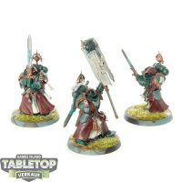 Dark Angels - 3x Inner Circle Companions - teilweise bemalt