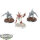 Flesh-eater Courts - 3x Crypt Haunter Courtier - teilweise bemalt