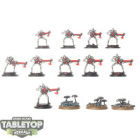Necrons - 10 Necron Warriors classic - bemalt