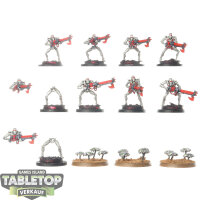 Necrons - 10 Necron Warriors classic - bemalt
