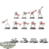 Necrons - 10 Necron Warriors classic - bemalt