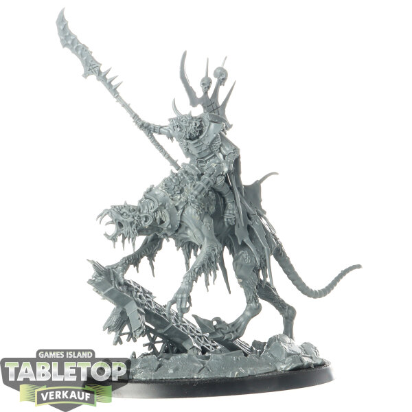 Skaven - Clawlord on Gnaw-beast - unbemalt