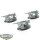 Skaven - 3 Warplock Jezzails - unbemalt