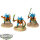 Tyraniden - 3 x Tyranid Warriors - bemalt