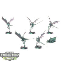 Drukhari - 5 x Scourges - grundiert