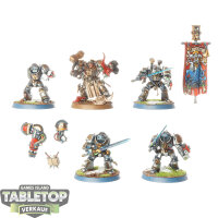 Grey Knights - 5 x Paladins - bemalt