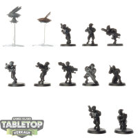 Tau Empire - 10x Pathfinder Team - grundiert
