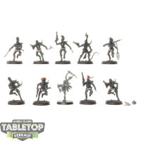 Drukhari - 10x Wyches - teilweise bemalt