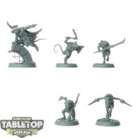 Skaven - 5x Spiteclaw’s Swarm - grundiert