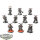 Chaos Space Marines - 10x Chaos Space Marines - teilweise bemalt