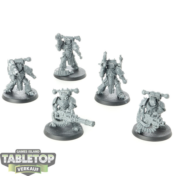 Chaos Space Marines - 5x Havocs - unbemalt