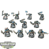 Orks - 11x Ork Boyz klassisch - bemalt