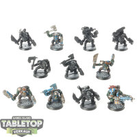 Orks - 11x Ork Boyz klassisch - teilweise bemalt