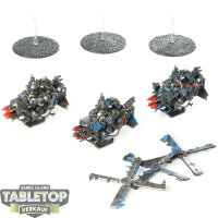 Orks - 3x Deffkoptas klassisch - bemalt