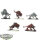 Blades of Khorne - 5 x Flesh Hounds - teilweise bemalt