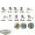Necrons - 10 x Necron Warriors - teilweise bemalt