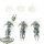 Drukhari - 3 x Reavers - unbemalt