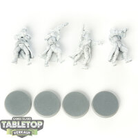 Galaktisches Imperium - 4 x Snowtroopers - teilweise bemalt