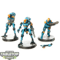 Infinity - 3 x O-12: Raptor Boarding Squad - bemalt