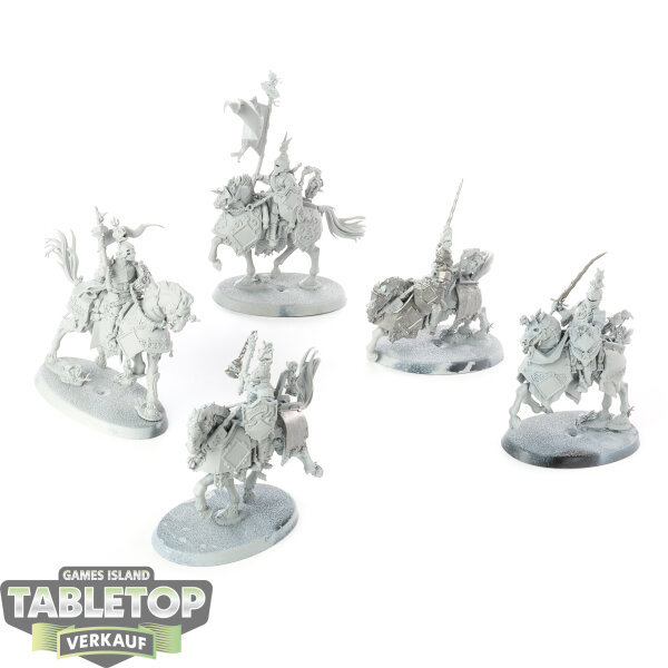 Cities of Sigmar - 5 Freeguild Cavaliers - teilweise bemalt