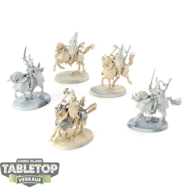 Cities of Sigmar - 5 Freeguild Cavaliers - teilweise bemalt