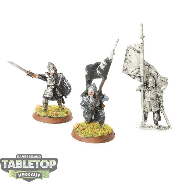 HdR Figuren - Gut - Warriors of Minas Tirith Command Set - teilweise bemalt