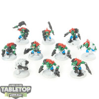 Orks - 10x Ork Beast Snagga Boyz - teilweise bemalt