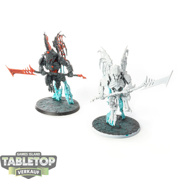 Ossiarch Bonereapers - 2x Morghast Archai - teilweise bemalt