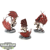Flesh-eater Courts - 3x Crypt Flayers - bemalt