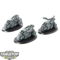 Blood Angels - 3x Outriders - unbemalt