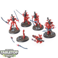 Aeldari - 5x Wraithblades - bemalt