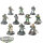 Astra Militarum - 10 Cadian Shock Troops classic - teilweise bemalt