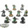 Astra Militarum - 10 Cadian Shock Troops classic - teilweise bemalt