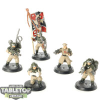 Astra Militarum - 5 Cadian Command Squad classic -...