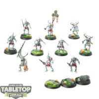 Maggotkin of Nurgle - 10 Plaguebearers - bemalt