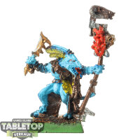 Lizardmen - Skink Priest - teilweise bemalt