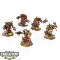 Death Guard - 5 Blightlord Terminators - bemalt