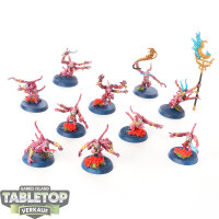 Disciples of Tzeentch - 10 Pink Horrors - bemalt